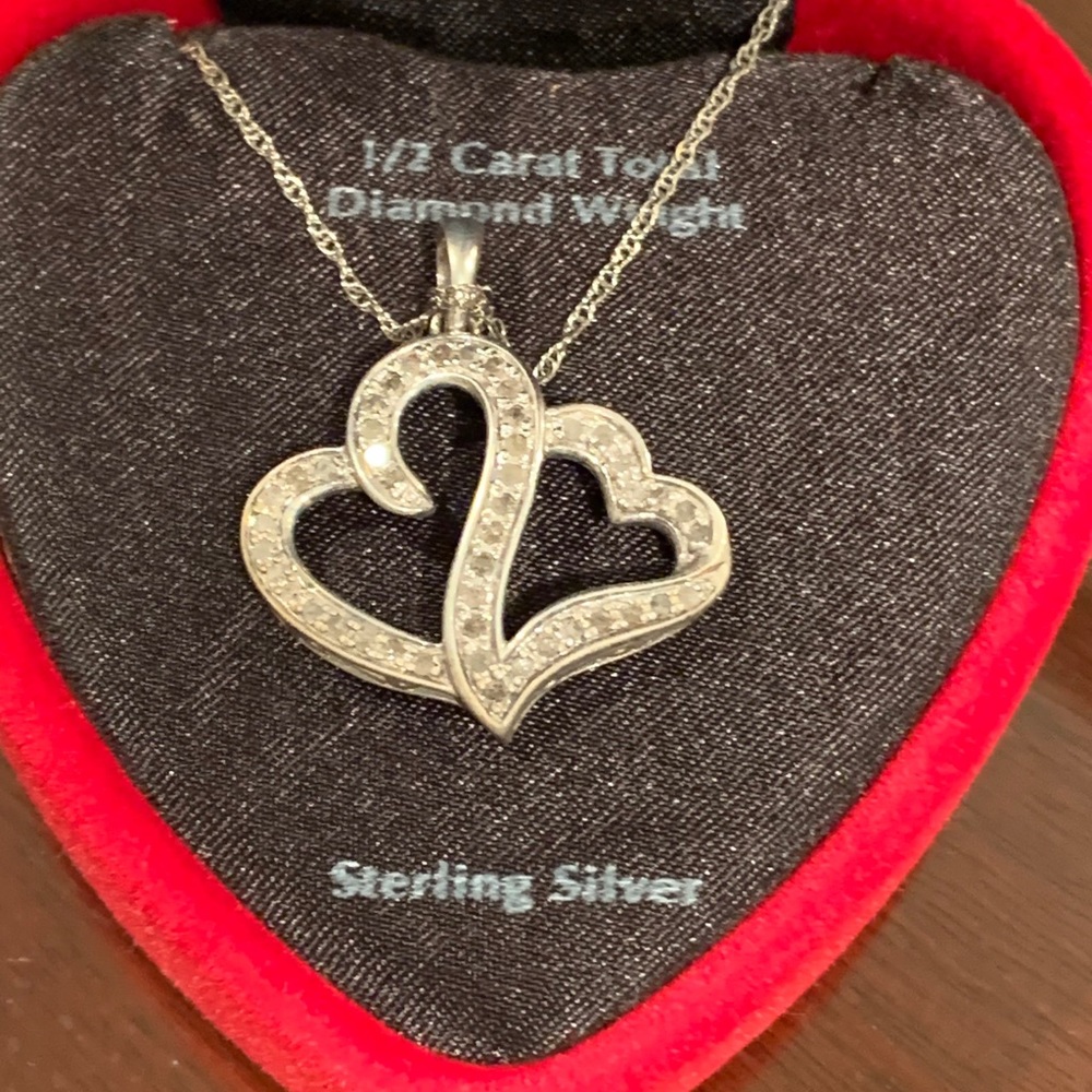 Diamond Necklace 1/2 ct tw